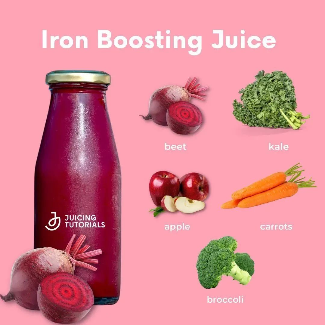 Iron Boosting Juice for anemia and low iron levels - Conveganence