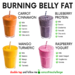 4 Delicious Smoothies to Help You Burn Belly Fat